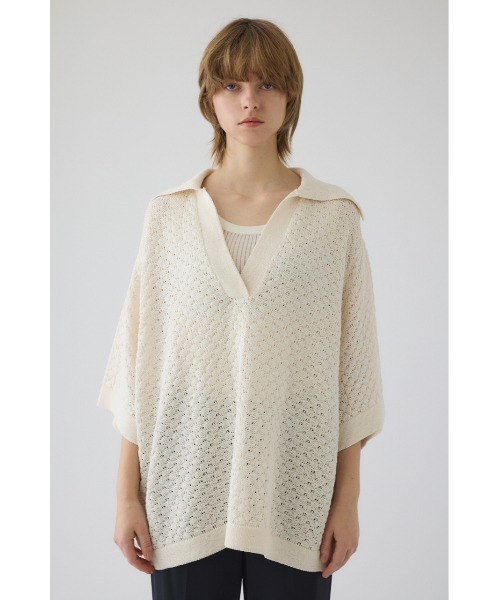 RIM.ARK Skipper knit PO スキッパーニットプルオーバー RIM.ARK ニット セーター Skipper knit PO スキッパー ニット プル