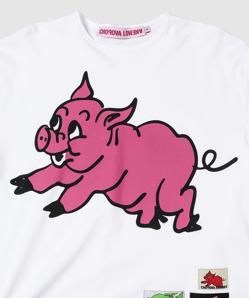 tシャツ Screen Print Oversized Jersey Top レディースの画像