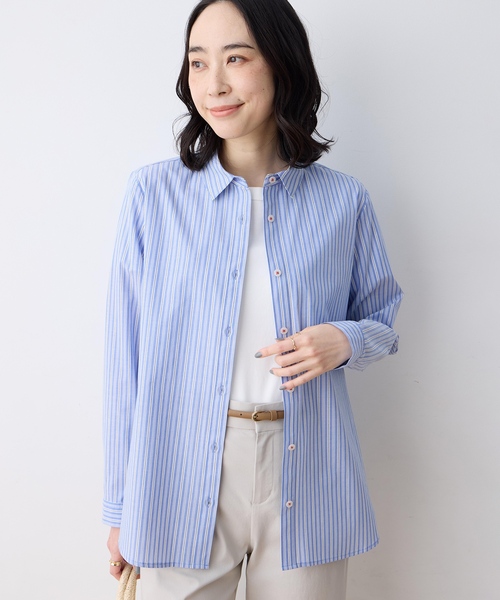 DECOY SINCE 1981 ブラウス シャツ レギュラーカラーシャツブラウス