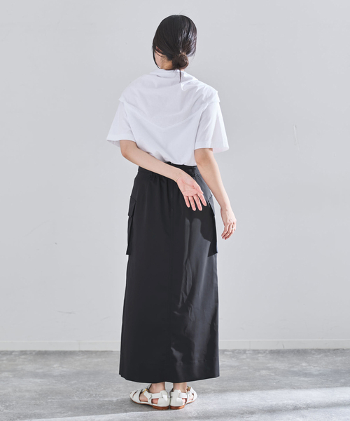 IENA（イエナ） スカート ハイツイストペンシルロングスカート