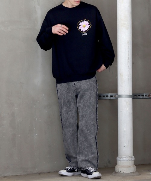 「SITRY」 デニムパンツ LL ケミカルウォッシュ メンズ_画像4