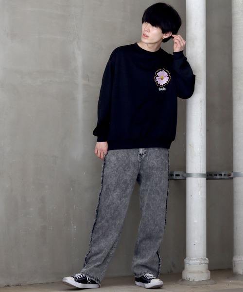 「SITRY」 デニムパンツ LL ケミカルウォッシュ メンズ_画像5