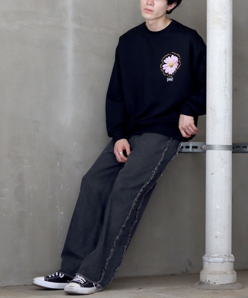 「SITRY」 デニムパンツ LL ケミカルウォッシュ メンズ_画像6