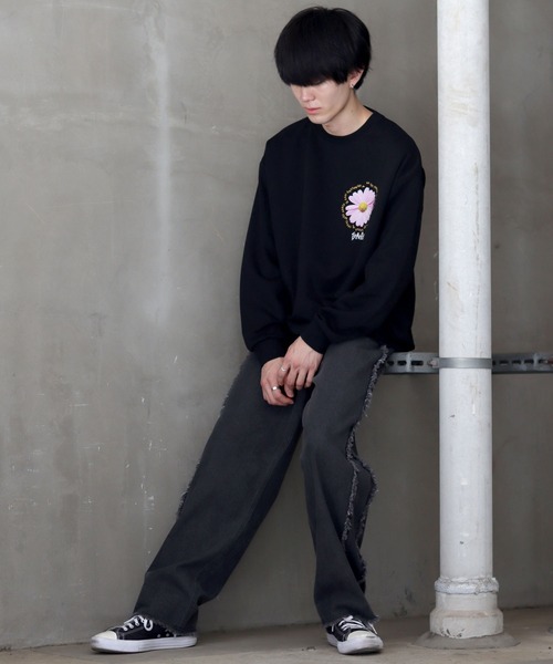 「SITRY」 デニムパンツ LL ケミカルウォッシュ メンズ_画像7