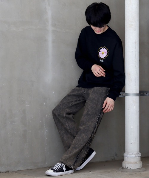 「SITRY」 デニムパンツ LL ケミカルウォッシュ メンズ_画像8