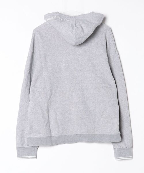 「FRED PERRY」 プルオーバーパーカー L グレー レディース_1
