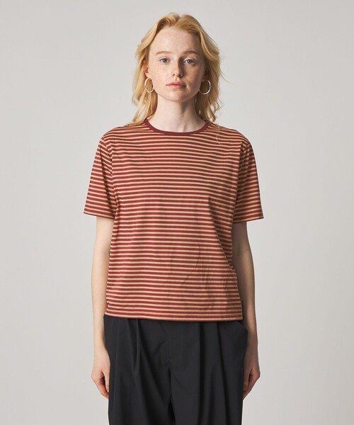 ＜Steven Alan＞ BORDER  /Tシャツ STEVEN ALAN（スティーブンアラン） tシャツ 半袖 「Steven Alan