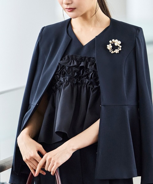 「RUIRUE BOUTIQUE」 セットアップ L ネイビー レディース_3