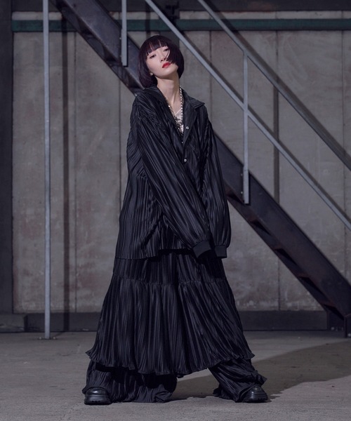 「狐独」 長袖シャツ LARGE オフホワイト メンズ_画像8