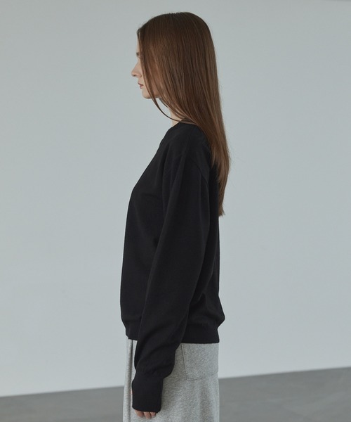 「CALLNE」 長袖ニット L ブラック メンズ_画像4