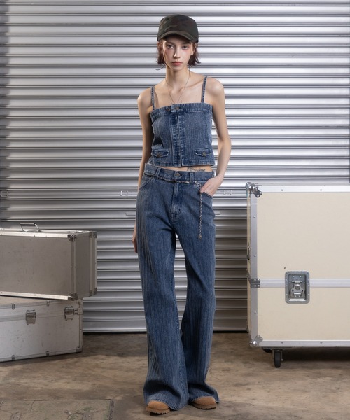 aclent デニム Back Logo Icon Denim｜ACLENT（アクレント）