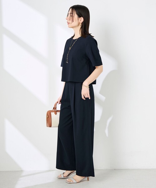 NOLLEY'S（ノーリーズ） ワイドパンツ パンツ 「セットアップ対応