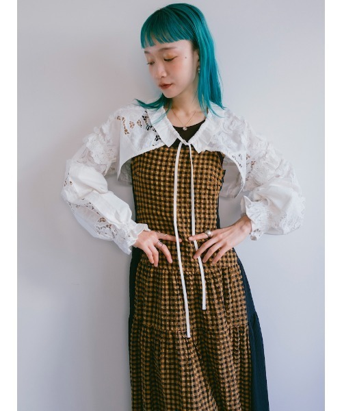 ELLA CANTARIA（エヤ カンタリア） カーディガン Lace Patchwork