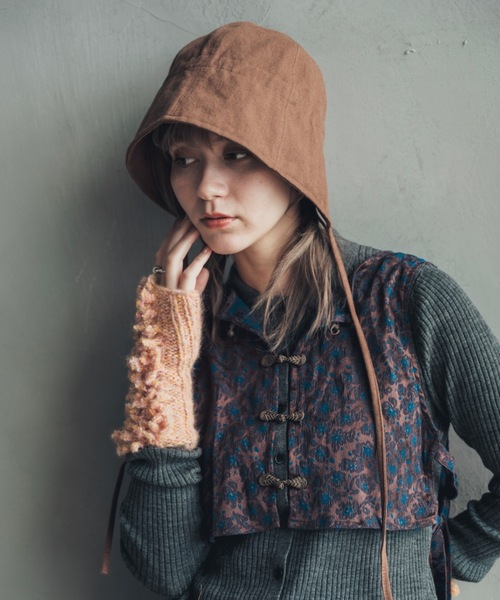 「ORIENT MILLINERY」 ハット FREE ブラック レディース_画像7