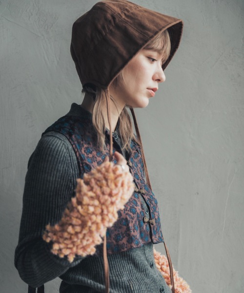 「ORIENT MILLINERY」 ハット FREE ブラック レディース_画像9
