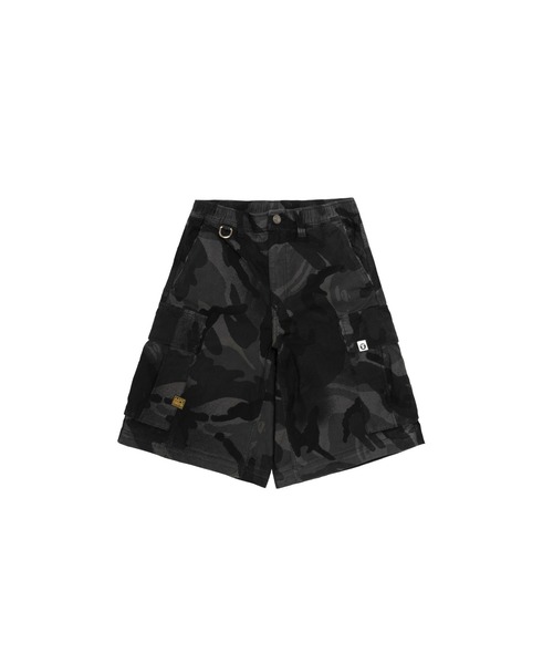 A Bathing Ape カーゴショートパンツ 黒/迷彩　M AAPE BY A BATHING APE（エーエイプバイアベイシングエイプ） カーゴ