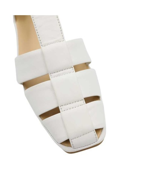 「MODE KAORI」 フラットサンダル 24cm ブラック レディース_画像5