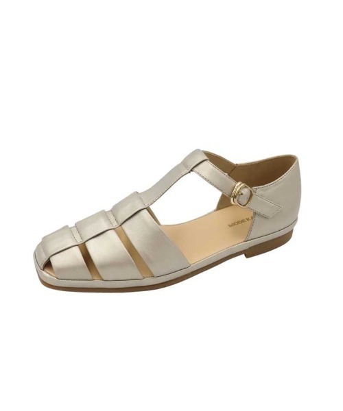 「MODE KAORI」 フラットサンダル 24cm ブラック レディース_画像7