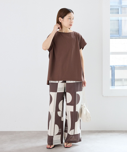 IENA（イエナ） tシャツ 半袖 「追加/接触冷感」フレンチタック