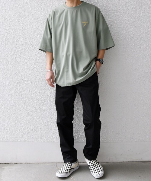 「SHIPS any」 チノパンツ SMALL グレー メンズ_画像8