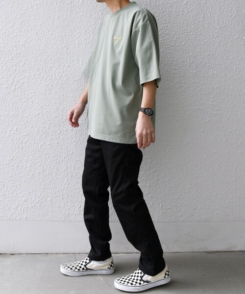 「SHIPS any」 チノパンツ SMALL グレー メンズ_画像9