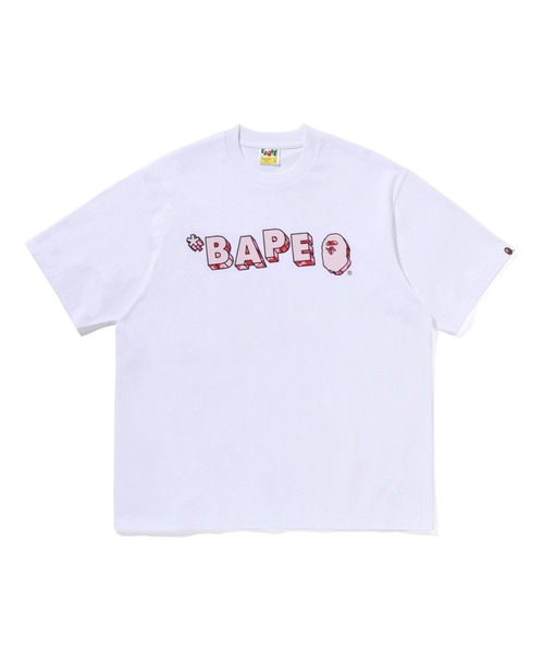 A BATHING APE（アベイシングエイプ） tシャツ ABC CAMO BAPE LOGO