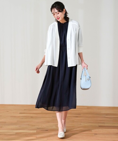 「ANY SIS」 ノースリーブワンピース MEDIUM ブラック レディース_画像5