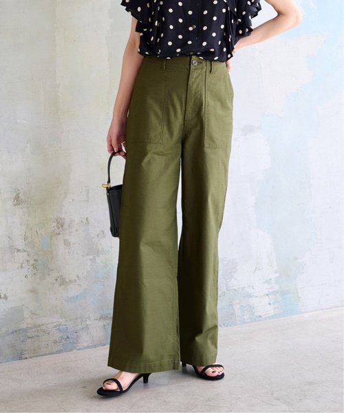 「JOURNAL STANDARD relume」 カーゴパンツ 38 カーキ レディース_画像3