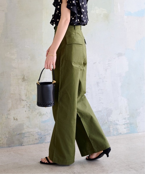 「JOURNAL STANDARD relume」 カーゴパンツ 38 カーキ レディース_画像5