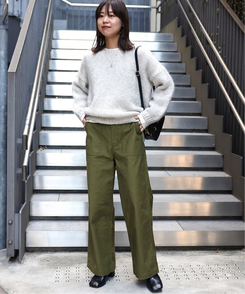 「JOURNAL STANDARD relume」 カーゴパンツ 38 カーキ レディース_画像7