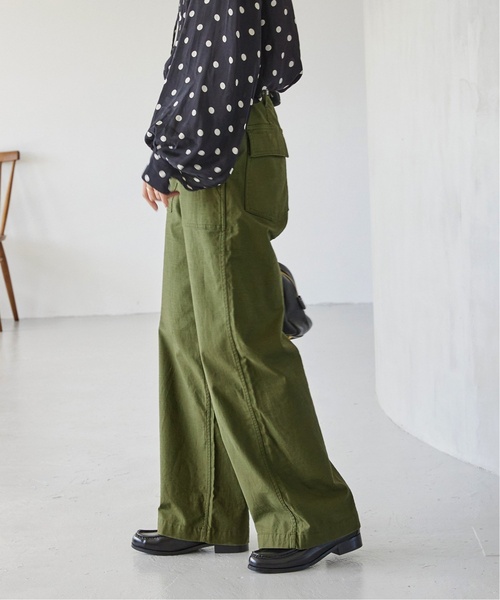 「JOURNAL STANDARD relume」 カーゴパンツ 38 カーキ レディース_画像8