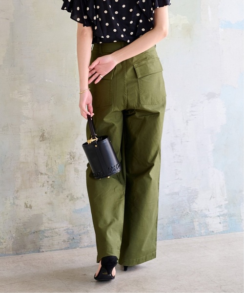 「JOURNAL STANDARD relume」 カーゴパンツ 38 カーキ レディース_画像9