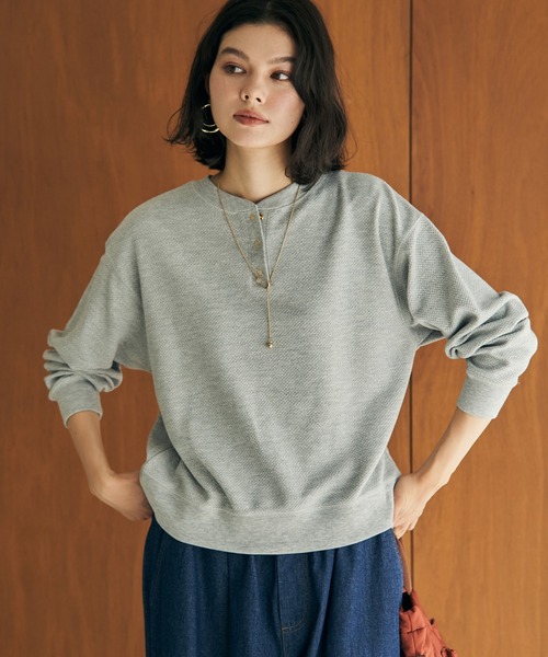 ikka（イッカ） tシャツ パイナップルガゼットプルオーバー レディース