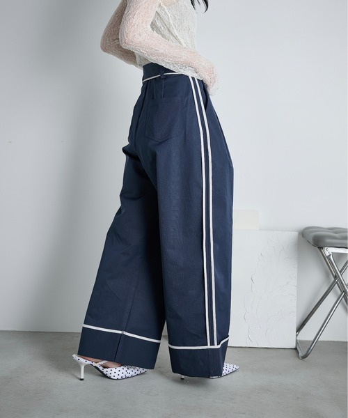 「THE YOn」 チノパンツ M ブラウン レディース_画像9