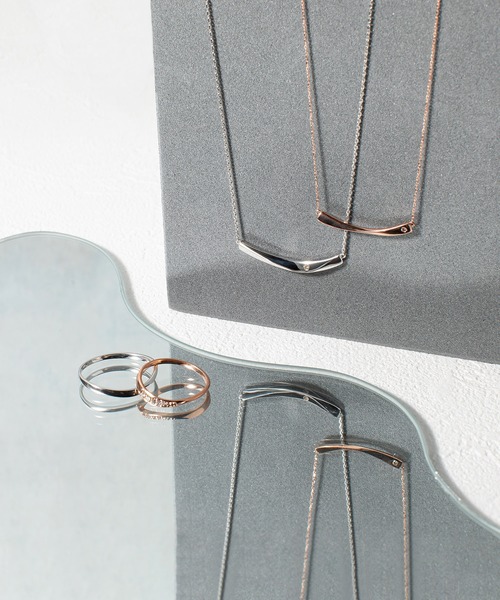 BLOOM（ブルーム） 指輪 リング K10 ホワイトゴールド ペアリング