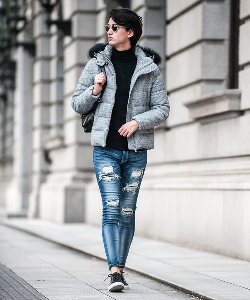バッファロ ダウン ダウンジャケット ZERMATT-TWEED LOOK(ツェルマット-ツイードルック)ツイードルック ダウンジャケット ZOZOTOWN PayPayモール店 - 通販 - PayPayモール いのが