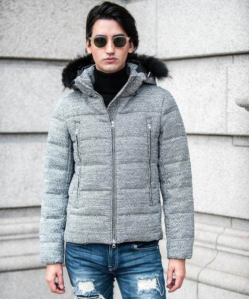 バッファロ ダウン ダウンジャケット ZERMATT-TWEED LOOK(ツェルマット-ツイードルック)ツイードルック ダウンジャケット ZOZOTOWN PayPayモール店 - 通販 - PayPayモール いのが