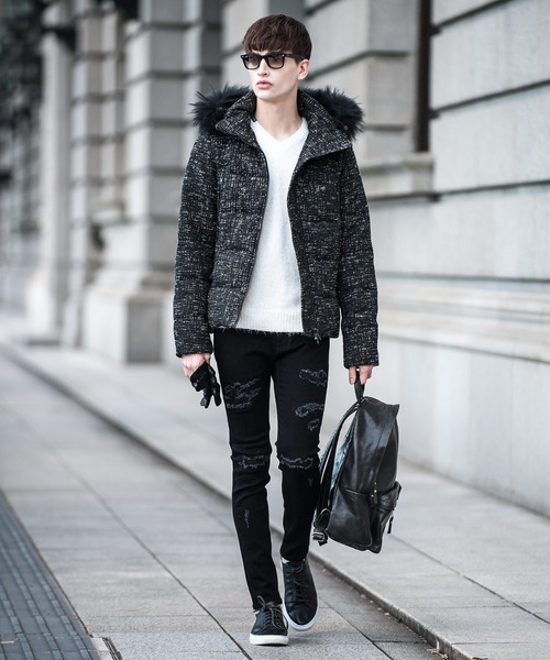 バッファロ ダウン ダウンジャケット ZERMATT-TWEED LOOK(ツェルマット-ツイードルック)ツイードルック ダウンジャケット ZOZOTOWN PayPayモール店 - 通販 - PayPayモール いのが
