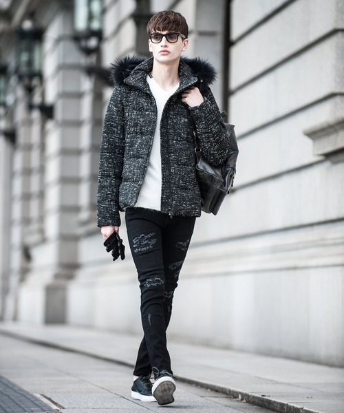 バッファロ ダウン ダウンジャケット ZERMATT-TWEED LOOK(ツェルマット-ツイードルック)ツイードルック ダウンジャケット ZOZOTOWN PayPayモール店 - 通販 - PayPayモール いのが