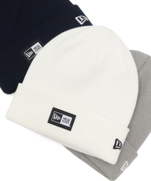 NEW ERA ニューエラ　カフニットモールヤーン ニット帽 ホワイト ベーシック カフニット モールヤーンニット ホワイト | ニューエラ