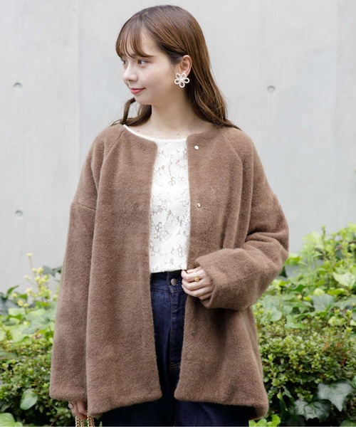 完売品⭐︎ フラッフィコート　 flower コート ムートンコート フラッフィーコート 2 : ZOZOTOWN Yahoo