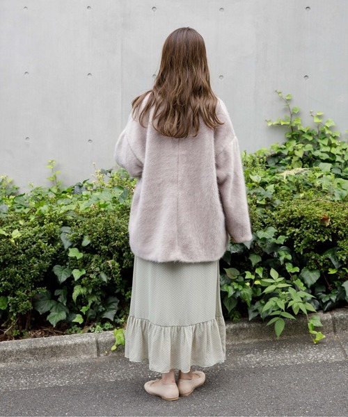 flower コート ムートンコート フラッフィーコート 2 : ZOZOTOWN Yahoo