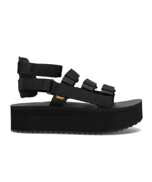 TEVA★W FLATFORM MEVIA★プラットフォームサンダル★厚底 BLACK Teva サンダル TEVA FLATFORM MEVIA / テバ フラットフォーム