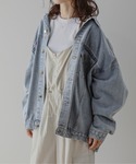 デニムジャケット gジャン ビックシルエットデ...の詳細画像3