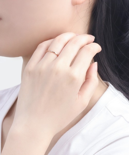 BLOOM（ブルーム） 指輪 リング K10 ピンクゴールド ダイヤモンド