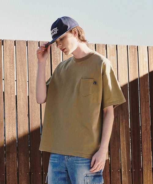tシャツ LIBERE リベーレ / SLOGAN POCKET T-SHIRT スローガンポケットビッグシルエットTシャツ ポケT / 221220