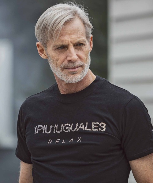1PIU1UGUALE3 シャツ　M 1PIU1UGUALE3 RELAX tシャツ RELAX(ウノピゥウノウグァーレトレ