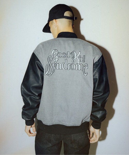 FTW スタジャン DENIM VARSITY JACKET メンズ レディース : ZOZOTOWN