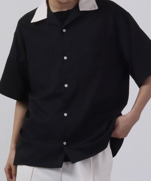FUNALIVE（ファンアライブ） シャツ TR両ポケクレリックオープンカラー