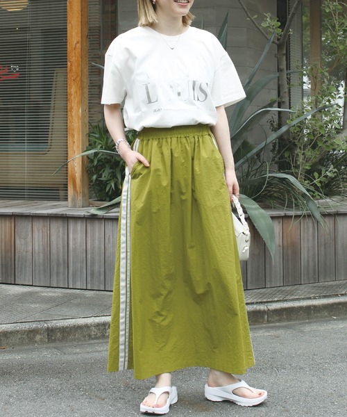 viens ロングスカート KOEISTORE スカート レディース スリット ロングスカート